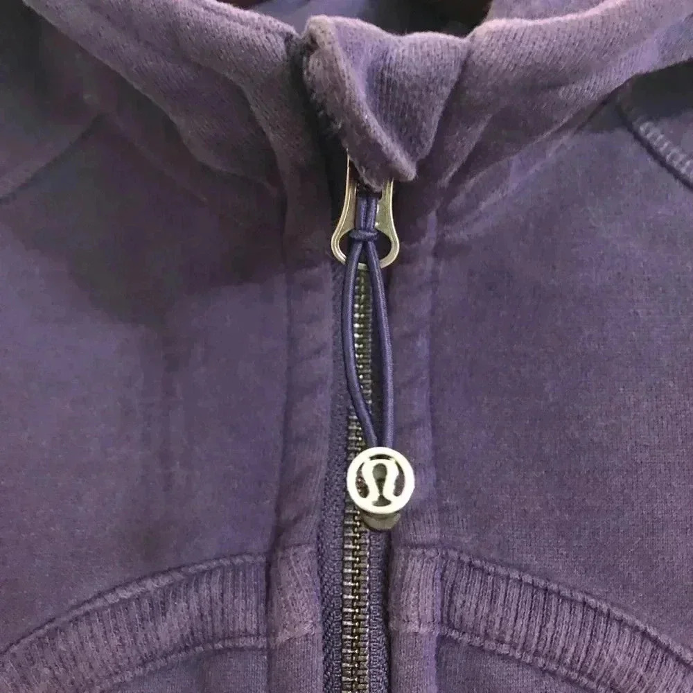 Lululemon Purple Scuba  Hoodie Size 2 - Picture 3 of 13